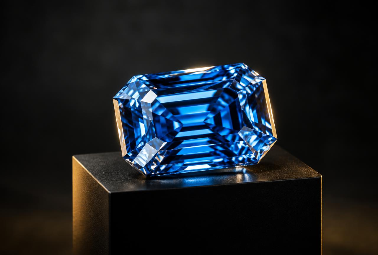 Търси се: диамант Fancy Vivid Blue от 3 ct